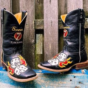 tin haul gambler boots